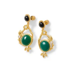 The Met Store Earrings*Japanese Imari Statement Drop Earrings