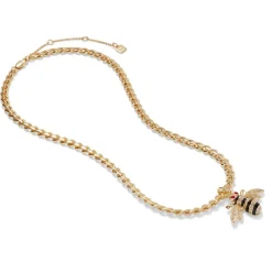 The Met Store Necklaces*Jeweled Bee Pendant Necklace