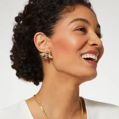 The Met Store Earrings*Jeweled Bee Stud Earrings