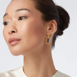 The Met Store Earrings*Kashan Carpet Rectangular Drop Earrings