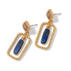 The Met Store Earrings*Kashan Carpet Rectangular Drop Earrings