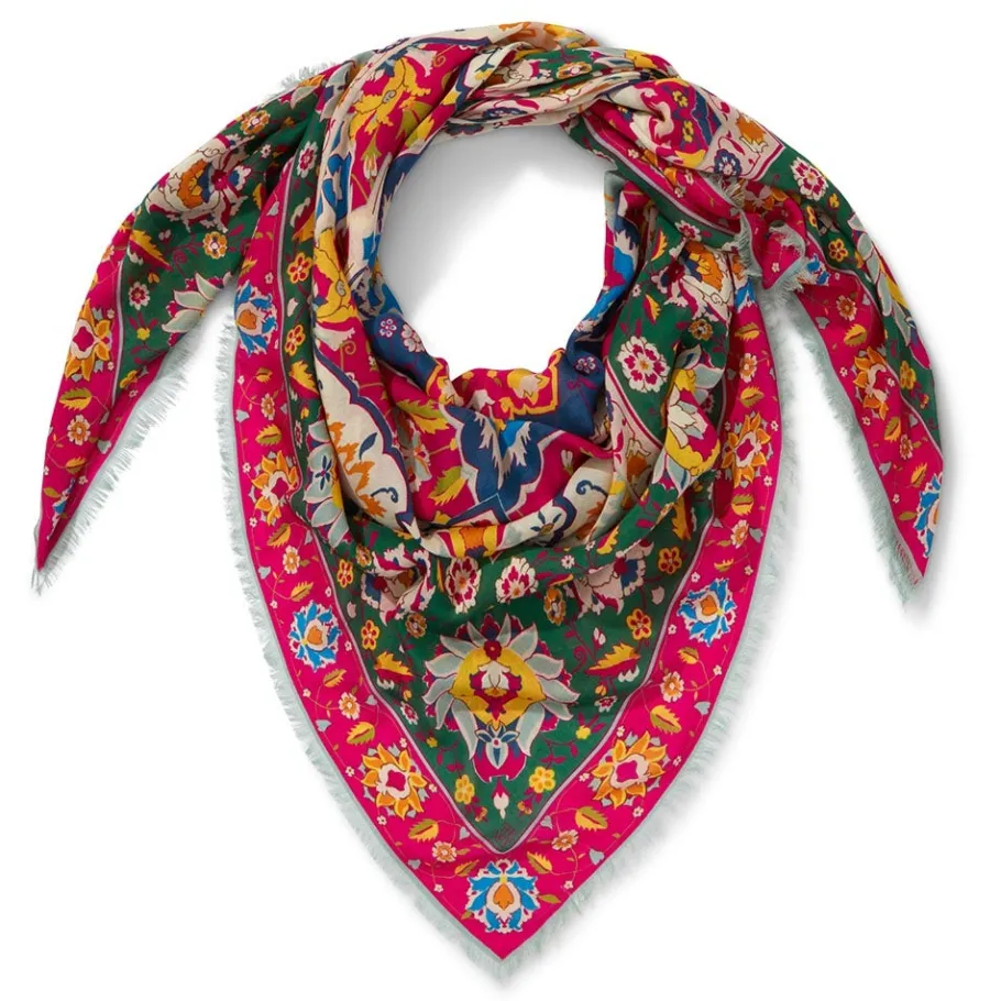 The Met Store Scarves & Wraps*Kashan Carpet Square Scarf