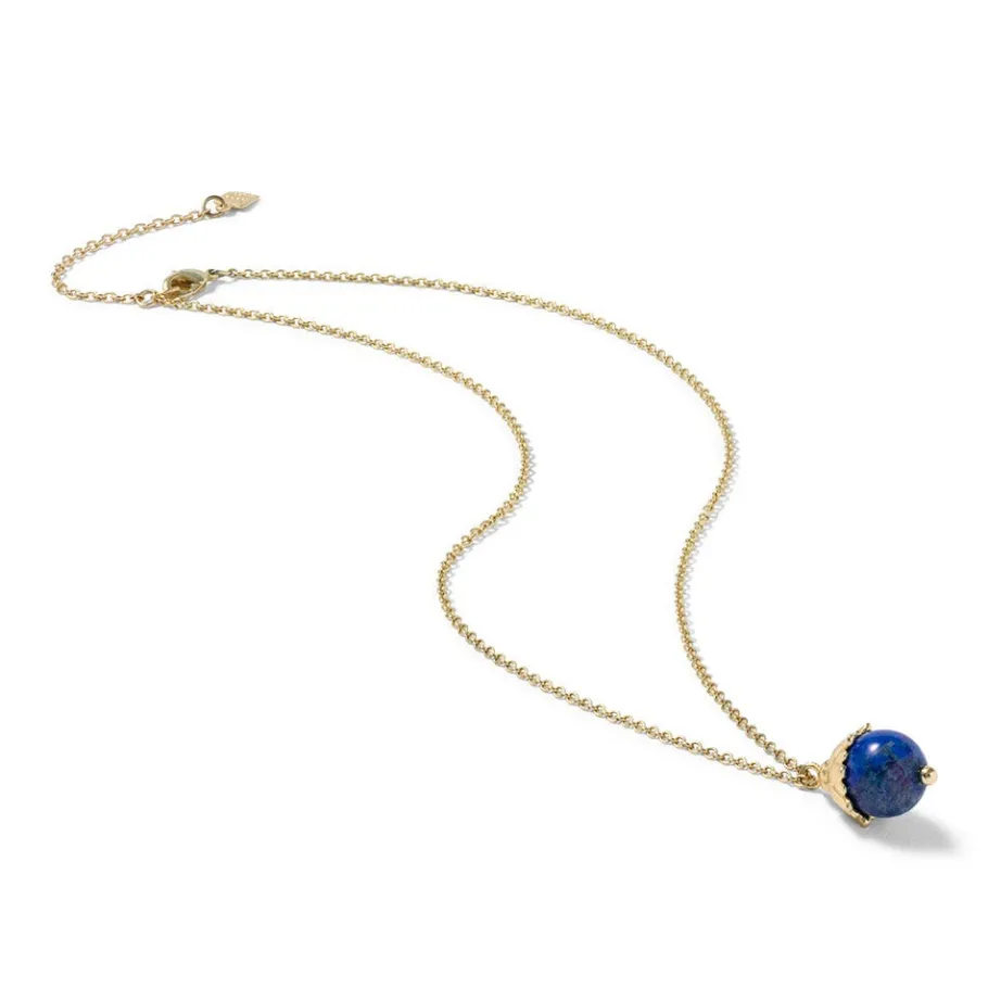 The Met Store Necklaces*Lotus Bead Pendant Necklace