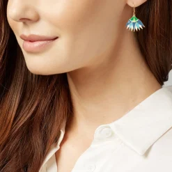 The Met Store Earrings*Lotus Blossom Drop Earrings