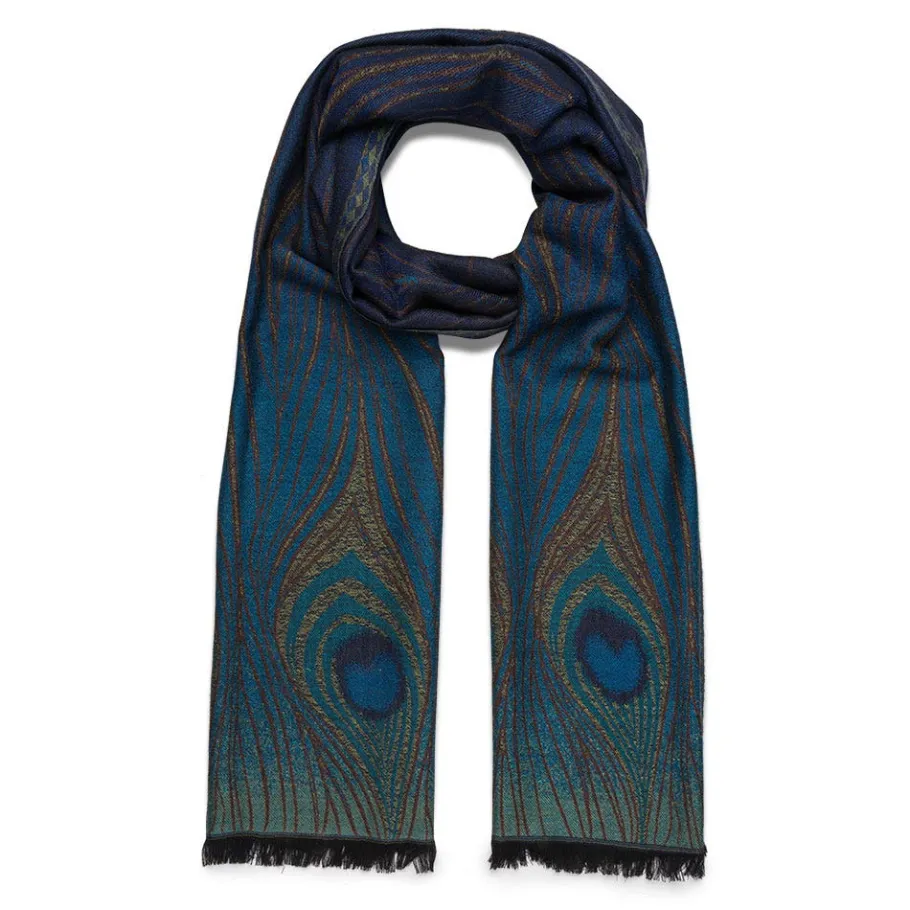 The Met Store Scarves & Wraps*Louis C. Tiffany Peacock Feather Wool-Blend Shawl