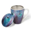 The Met Store Tableware*Louis C. Tiffany Peacock Feather Covered Mug with Tea Infuser