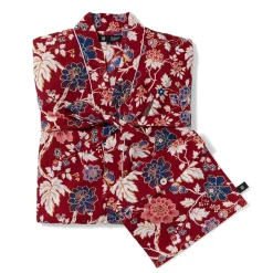 The Met Store Clothing*Lyon Floral Cotton Women's Robe