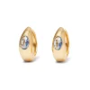 The Met Store Earrings*Medieval Stone Hoop Earrings