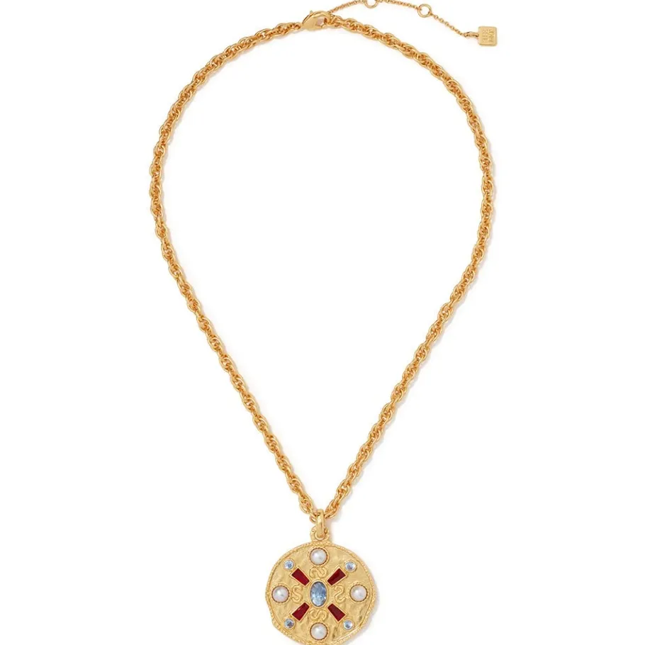 The Met Store Necklaces*Medieval Stone Medallion Pendant Necklace
