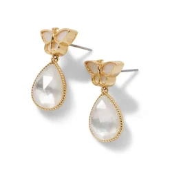 The Met Store Earrings*Meiji Butterfly Drop Earrings