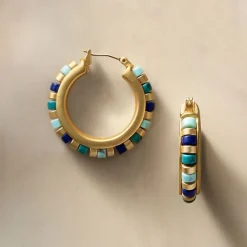 The Met Store Earrings*Middle Kingdom Cylindrical Bead Earrings