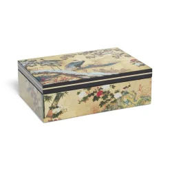 The Met Store Decorative Accents*Momoyama Cranes and Flowers Lacquer Box
