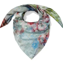 The Met Store Scarves & Wraps*Monet Blooms Double-Sided Square Silk Scarf