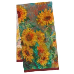 The Met Store Scarves & Wraps*Monet Sunflowers Oblong Silk Scarf