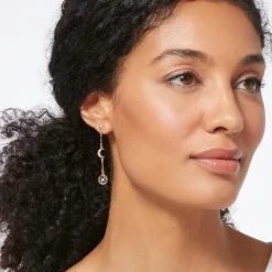 The Met Store Earrings*Moonface and Crescent Drop Earrings