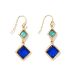 The Met Store Earrings*Mosaic Column Drop Earrings