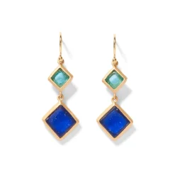 The Met Store Earrings*Mosaic Column Drop Earrings