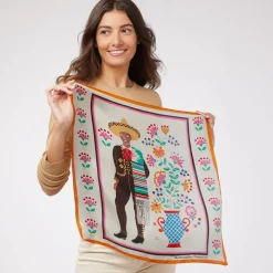 The Met Store Scarves & Wraps*Mérida Saltillo Dress Silk Neckerchief