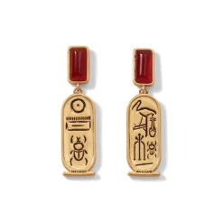 The Met Store Earrings*New Kingdom Gems Double-Drop Earrings
