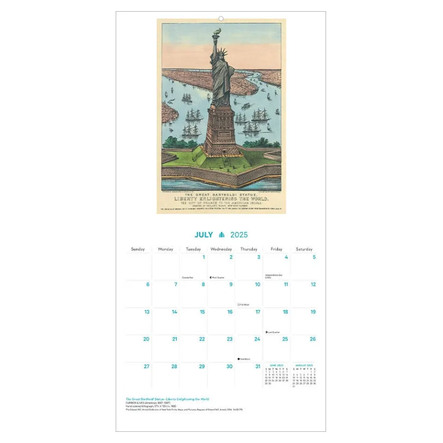 The Met Store Calendars*New York in Art Mini Wall Calendar 2025