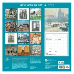 The Met Store Calendars*New York in Art Wall Calendar 2025