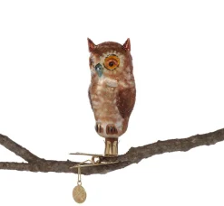 The Met Store Ornaments*Owl Handmade Glass Ornament