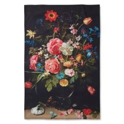 The Met Store Decorative Accents*Peeters Bouquet of Flowers Tea Towel