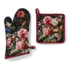The Met Store Tableware*Peeters Bouquet of Flowers Pot Holder and Oven Mitt Set