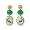 The Met Store Earrings*Qing Bottle Fish Cameo Drop Earrings