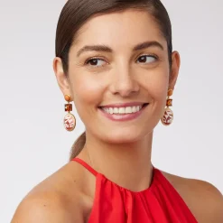 The Met Store Earrings*Qing Bottle Lotus Pond Drop Earrings