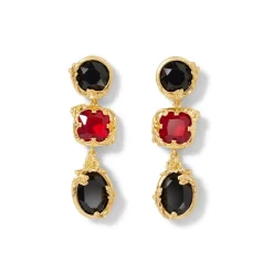 The Met Store Earrings*Rococo Motifs Drop Earrings