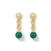 The Met Store Earrings*Roman Malachite Drop Earrings