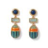 The Met Store Earrings*Royal Scarab Drop Earrings