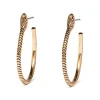 The Met Store Earrings*Serpentine Hoop Earrings