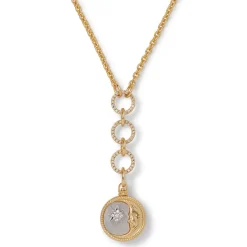 The Met Store Necklaces*Spanish Day and Night Reversible Lariat Pendant Necklace