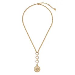 The Met Store Necklaces*Spanish Day and Night Reversible Lariat Pendant Necklace