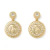 The Met Store Earrings*Spanish Day and Night Sun Drop Earrings