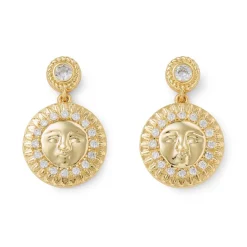 The Met Store Earrings*Spanish Day and Night Sun Drop Earrings