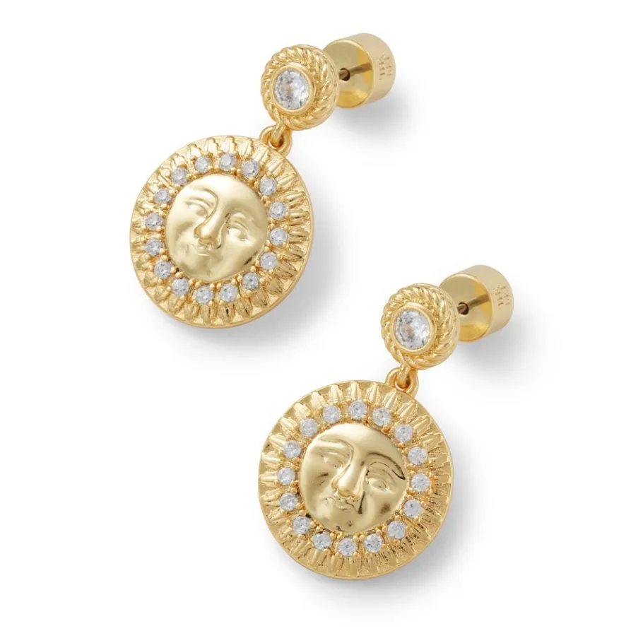 The Met Store Earrings*Spanish Day and Night Sun Drop Earrings