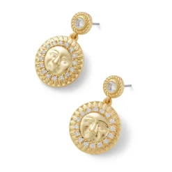 The Met Store Earrings*Spanish Day and Night Sun Drop Earrings