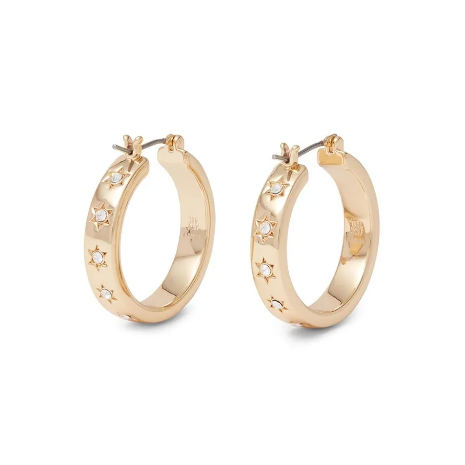 The Met Store Earrings*Star Hoop Earrings