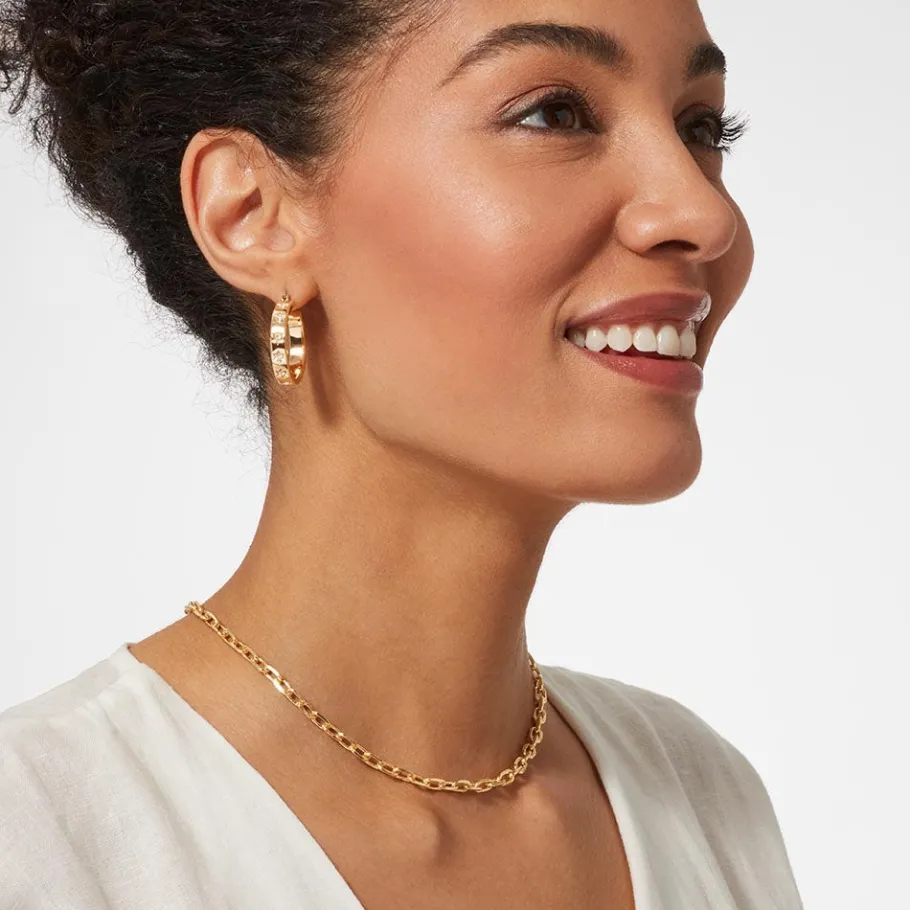 The Met Store Earrings*Star Hoop Earrings