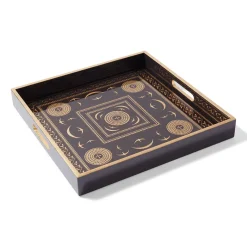 The Met Store Tableware|Decorative Accents*Sumatran Symbols Lacquer Tray