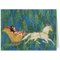 The Met Store Holiday Cards*Tait: Sleigh Ride Through the Forest Holiday Cards