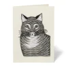 The Met Store Notecards & Correspondence*The Favorite Cat Quilled Card