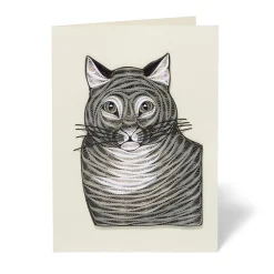 The Met Store Notecards & Correspondence*The Favorite Cat Quilled Card
