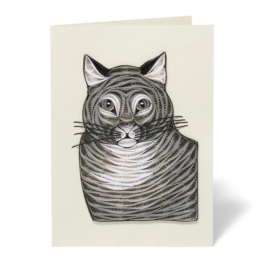 The Met Store Notecards & Correspondence*The Favorite Cat Quilled Card