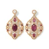 The Met Store Earrings*Turkish Amethyst Statement Earrings