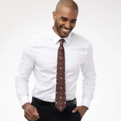 The Met Store Small Accessories*Unicorn in a Garden Silk Necktie