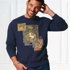 The Met Store Clothing*Unicorn Tapestries Crew Neck Sweatshirt
